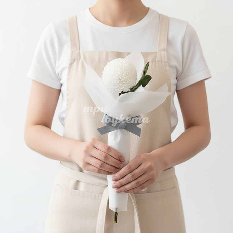 Мини-букет из хризантемы Пингпонг