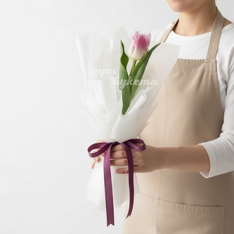 Мини-букет из тюльпана